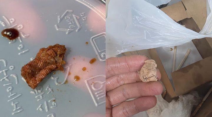 짜장면 21개를 주문한 뒤 매장에서 쓰지도 않는 '의료용 밴드'가 나왔다는 허위 신고로 전액 환불을 받아 갔다는 사연이 온라인 커뮤니티에서 공분을 샀다. 해당 점주는 "음식을 회수해보니 밴드는 고객의 쓰레기봉투에서 나온 것과 동일했다"고 주장했다. 보배드림 캡처
