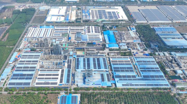 HS효성첨단소재, 베트남 법인에 대규모 태양광 발전설비 구축
