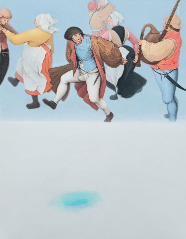 Reproduction of time- 2404  Acrylic on Canvas  116.8x91cm 2024. 아트사이드 갤러리