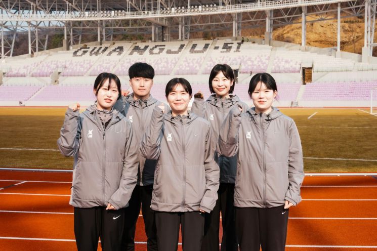 Gwangju City Hall Track and Field Team, Aiming for the 'Golden Race' at the Gyeonggi Province Sports Festival. Provided by Gyeonggi Gwangju City