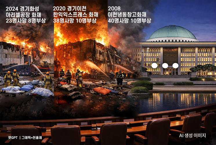 [공장 화재, 깜깜 입법]아리셀 참사 2년…관련법 70%는 계류 중