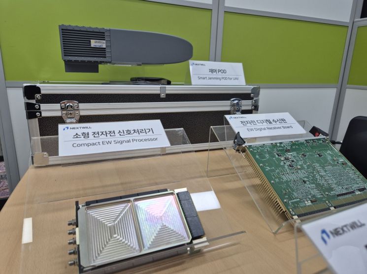 Nexwill products displayed at the Nexwill headquarters in Yuseong-gu, Daejeon. Photo by Ho-Kyung Choi