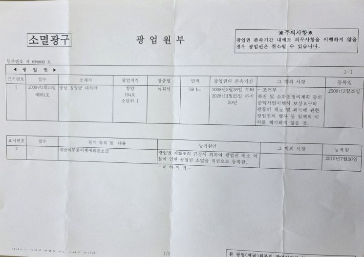 거리로 나선 주민들...폐광산 위에 세워진 골프장 "위험천만"