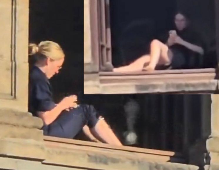 프랑코 총국장이 멕시코시티 국립궁전 창틀에 다리를 올리고 햇볕을 쬐는 모습이 소셜미디어에 퍼지며 논란이 확산했다. SNS