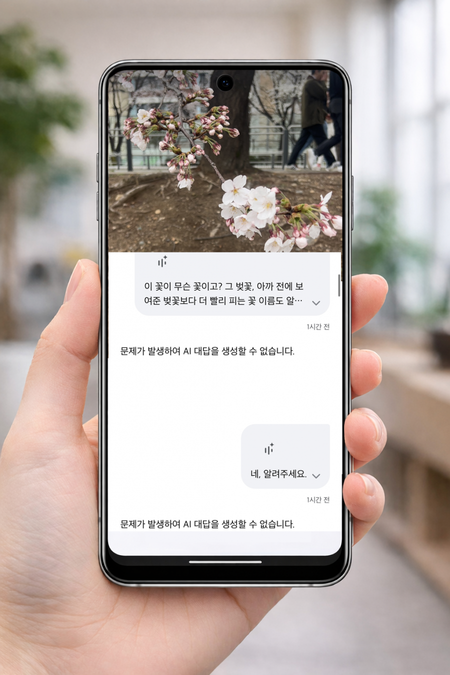 用相机拍下樱花…AI：“一周后将盛开”