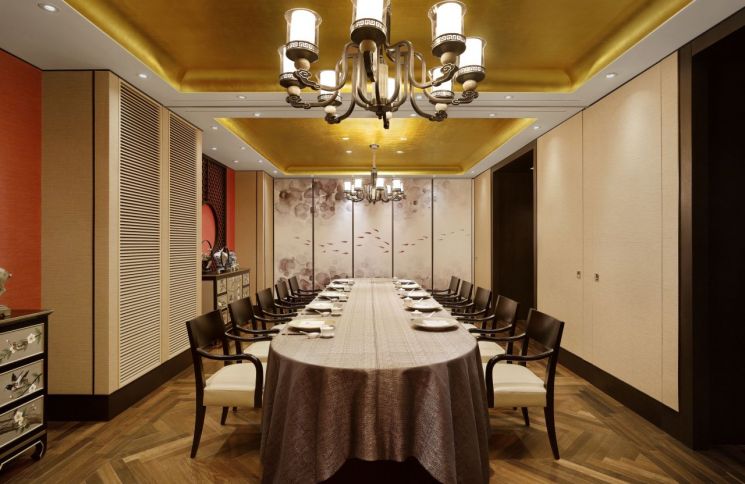 돌잔치 장소로 인기가 높은 웨스틴조선호텔의 중식당 홍연. 조선호텔앤리조트.