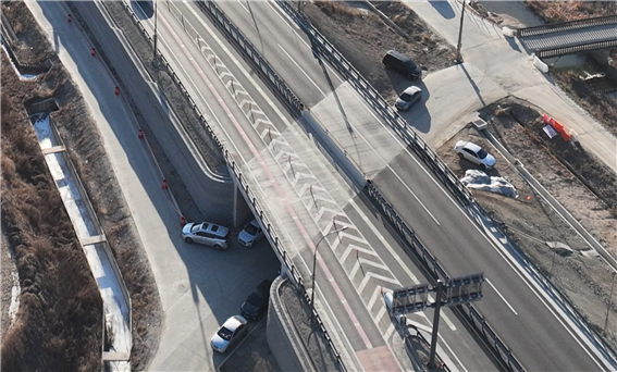 '용인반도체클러스터 일반산업단지' 도로시설물인 야광주교. 용인시 제동