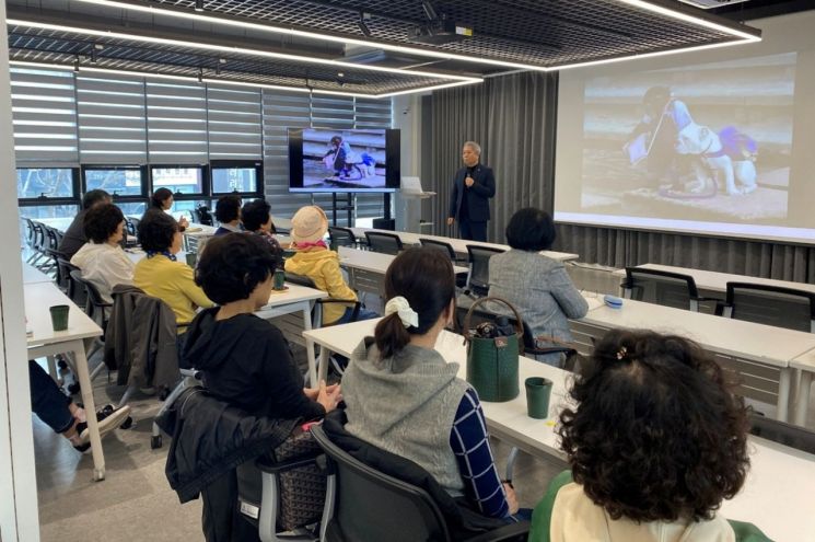 한동대 환동해지역혁신원 파랑뜰 강좌 수강 현장. 제공=한동대학교