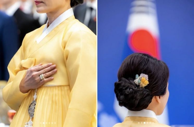 프랑스 대통령실 사진작가 알렉산드라 르봉이 지난 6일 자신의 인스타그램에 방한 일정 중 촬영한 사진들을 올렸다. 알렉산드라 르봉 인스타그램 캡처