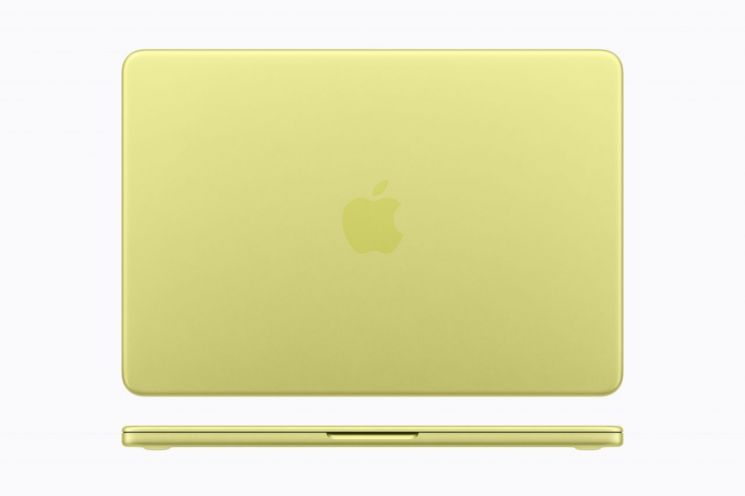 맥북 네오 시트러스 색상. 애플