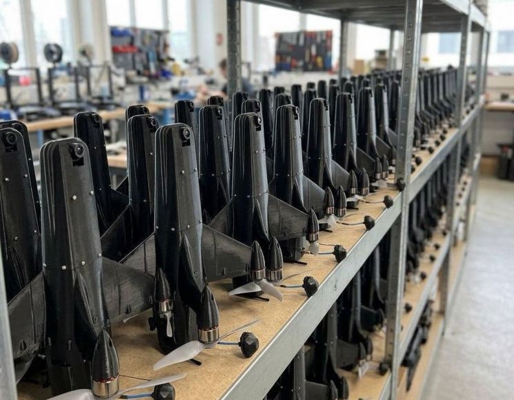 도널드 트럼프 대통령의 두 아들이 투자한 저가형 무인기(드론) 생산기업인 파워러스의 가디언-1 드론의 모습. 파워러스 홈페이지