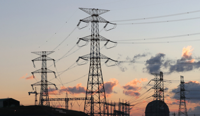 송전선로 모습. 연합뉴스.