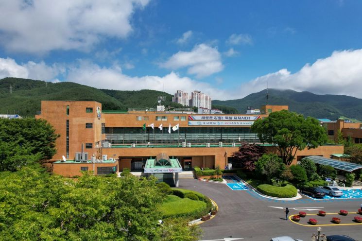 太白市政府全景。太白市提供