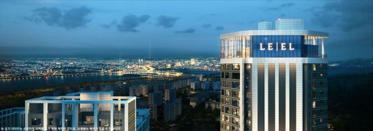 서울 용산구 '이촌 르엘' 스카이라운지. 롯데건설