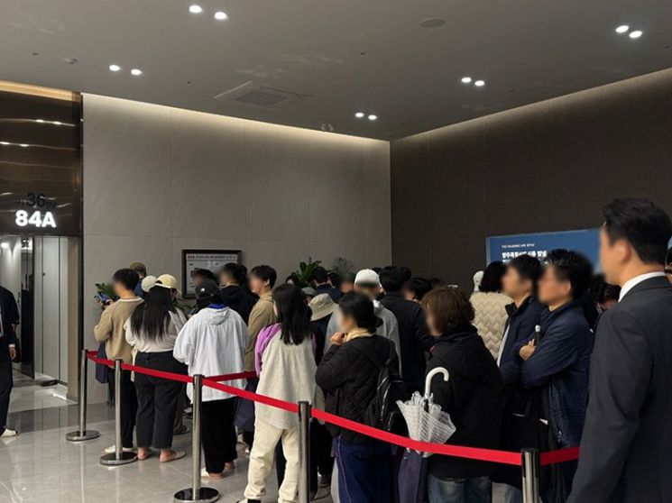 '옥정중앙역 디에트르', 견본주택 개관...방문 이어져