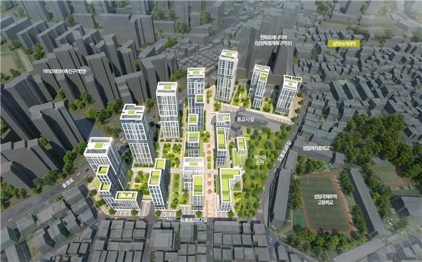 강북구 미아동 345-1 일대 주택정비형 재개발 사업 조감도. 서울시