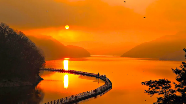 안동 예끼마을 선성수상길 전경. 안동을담다