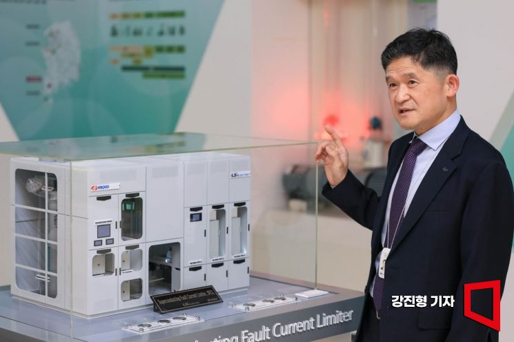 Bae Chaeyun, Head of Basic Technology Research Group at LS Electric, is being interviewed on the 13th at the LS Electric Global R&D Campus in Anyang, Gyeonggi Province. Photo by Kang Jinhyung