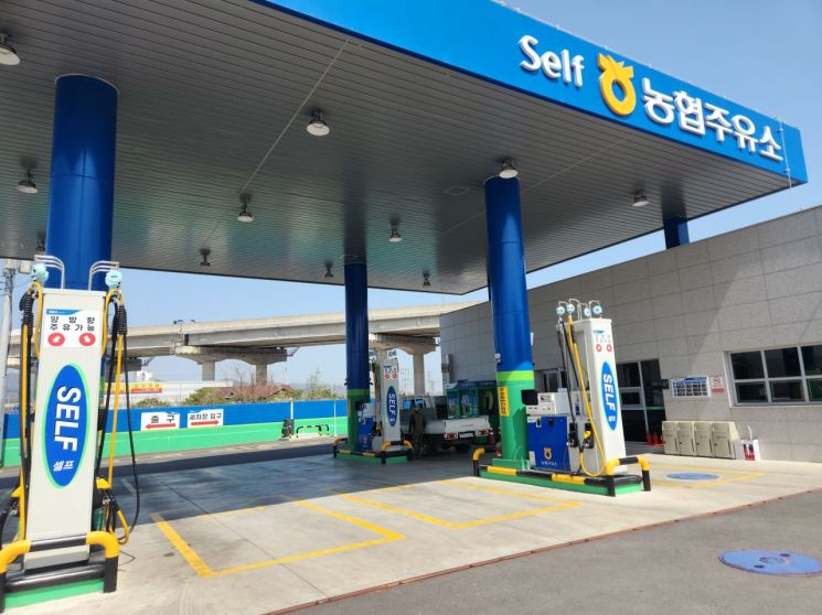 경기도 용인에 위치한 농협알뜰주유소. 손님이 드물어 한산한 모습이다. 서믿음 기자