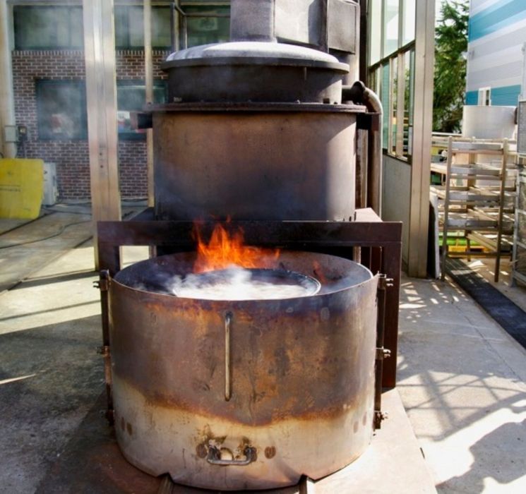 씨디에스글로벌이 개발한 죽염용융로. 씨디에스글로벌