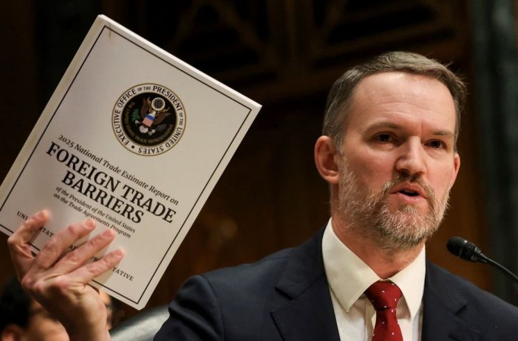 제이미슨 그리어 무역대표부(USTR) 대표. 로이터·연합뉴스.