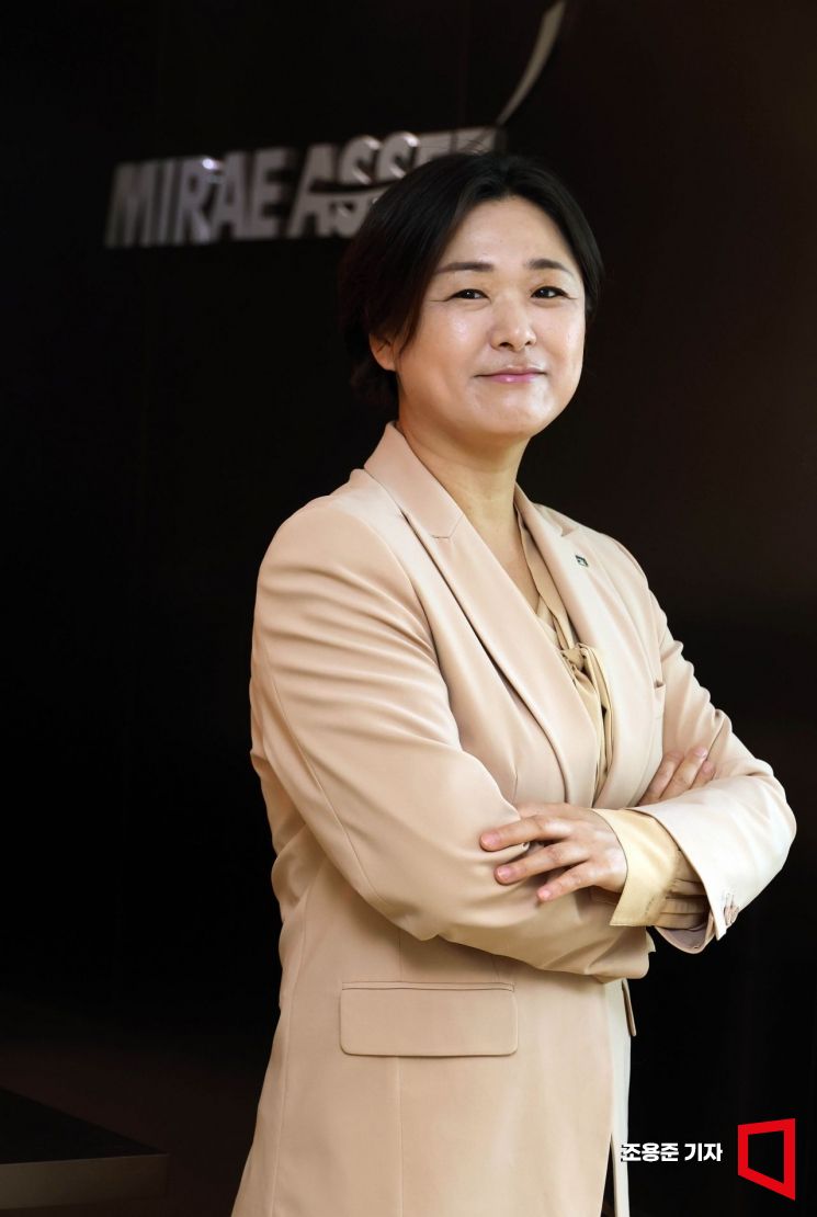박연주 미래에셋증권 리서치센터장이 서울 중구 을지로 본사에서 아시아경제와 인터뷰 하고 있다. 조용준 기자