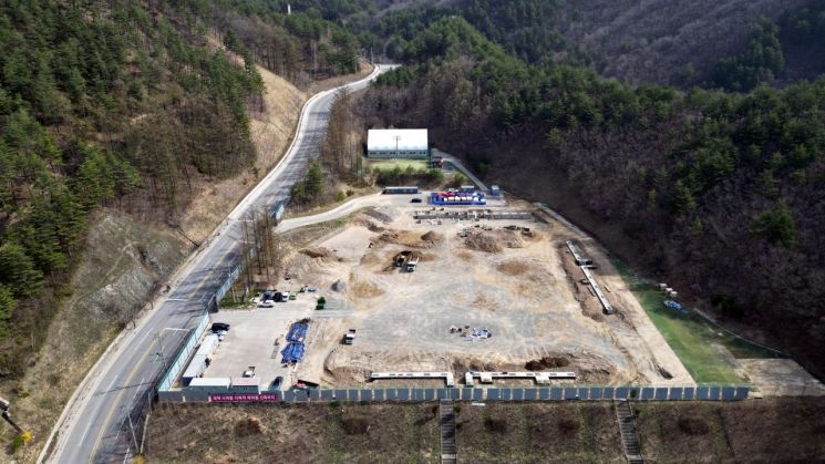 사계절 다목적 훈련시설(에어돔). 태백시 제공