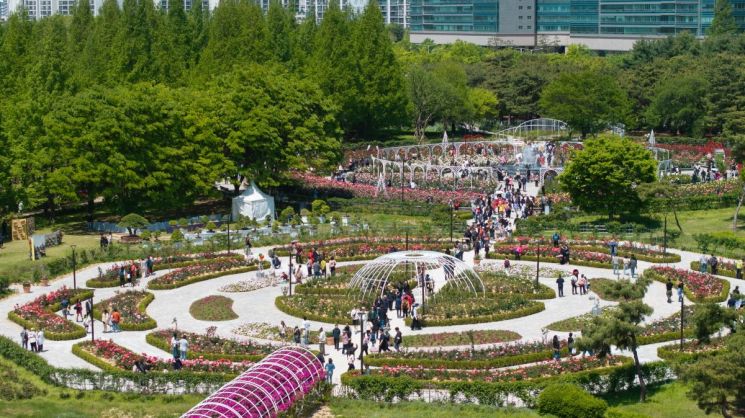 Rose Garden where the 2026 Goyang International Flower Expo 'Rose Festa' will be held. Provided by Goyang City