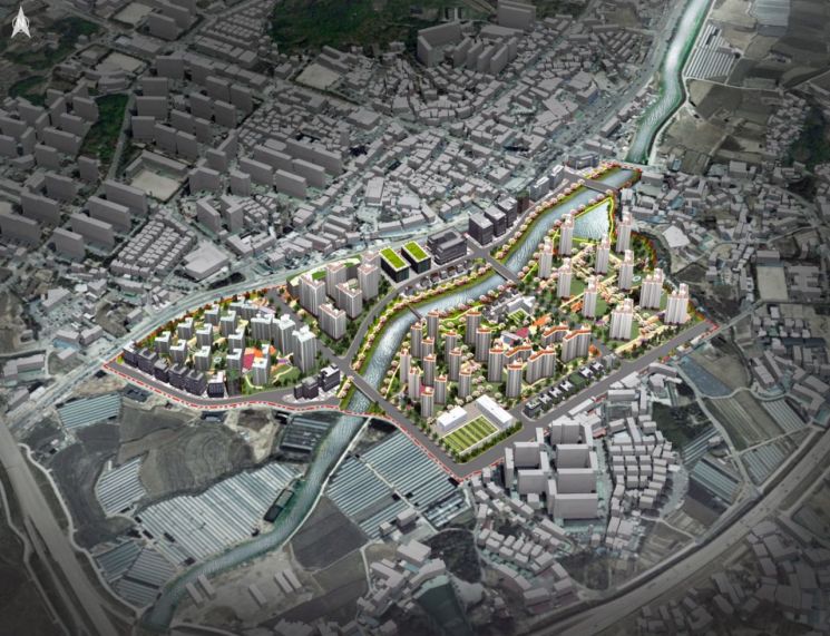 포천 송우2지구 본격 착공 조감도(지구계획 변경1차 기준). 포천시 제공