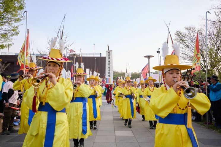 제9회 양주 회암사지 왕실축제 어가행렬. 양주시 제공