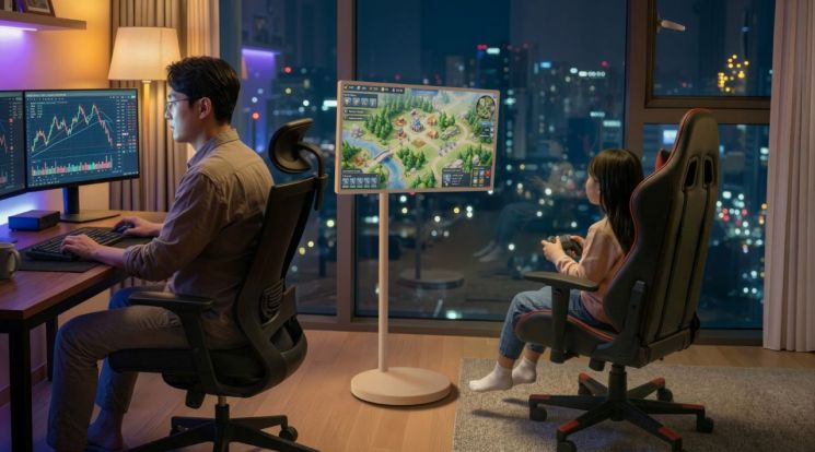 LG Electronics has launched the 'LG StanbyME 2 Max' in South Korea, featuring a large 32-inch screen with 4K resolution. LG Electronics