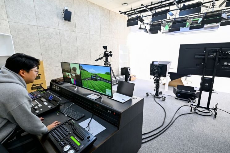 속초미디어센터 내부(영상 스튜디오). 속초시 제공