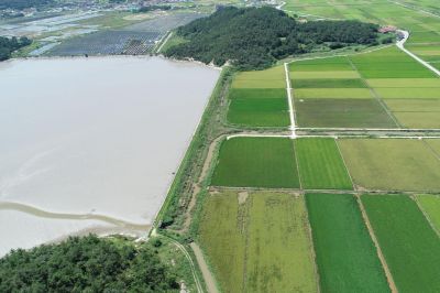 전남 완도군이 집중호우 대비와 농경지 침수 피해 예방을 위해 총 213억원을 투입한다. 완도군 제공