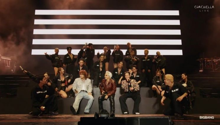 빅뱅 코첼라 무대. 코첼라 유튜브 화면캡처