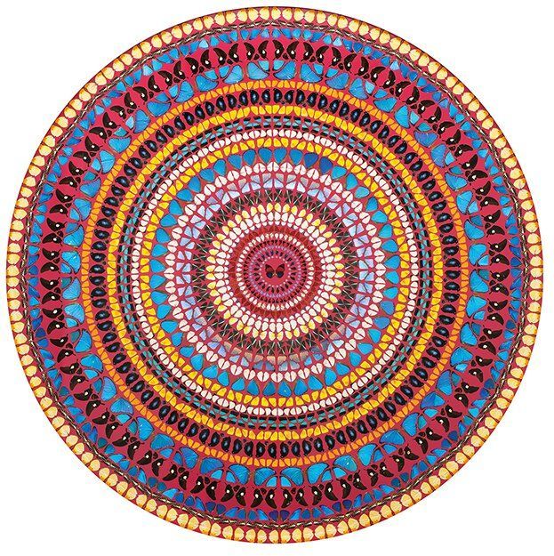 Damien Hirst, British, Resurgam, butterflies and household gloss on canvas. 케이옥션