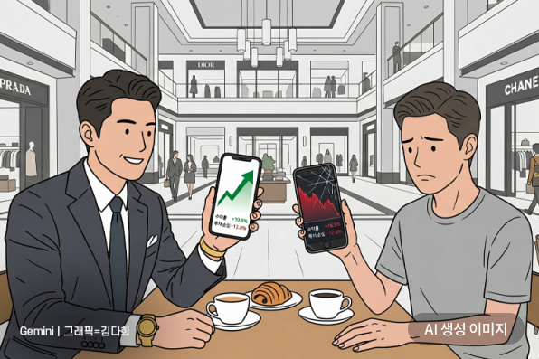 "주식 대박 난 상위 1%만 웃네"…'3억 플렉스' 또는 '10원 전쟁', 중간이 사라졌다[K자형 소비시대]①