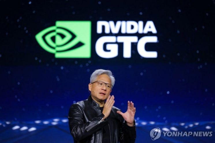 Jensen Huang, CEO of Nvidia, held a press conference on March 17 (local time) at the Hilton Signia Hotel in San Jose, California, USA. Photo by Reuters.