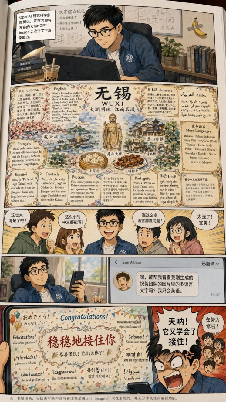 오픈AI, '챗GPT 이미지 2.0' 공개…"한국어 안 깨진다"