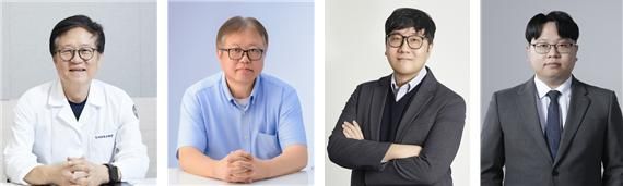 (왼쪽부터) 의정부을지대병원 혈액암센터 김동욱 교수, UNIST 김홍태 교수, KAIST 임정훈 교수, KAIST 박주민 박사. KAIST