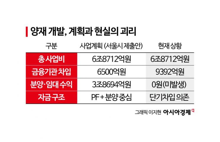 [10년 표류 도심물류]⑤첫 삽도 뜨기 전에 1兆 대출…유동성 '빨간불'