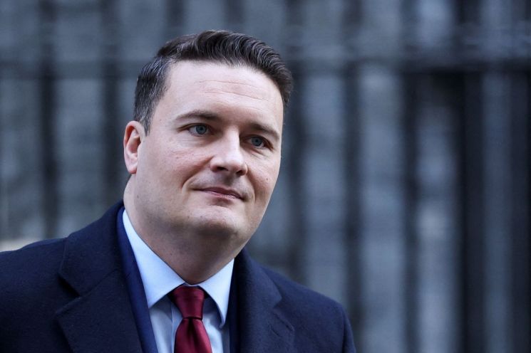 웨스 스트리팅 영국 보건장관. 로이터연합뉴스