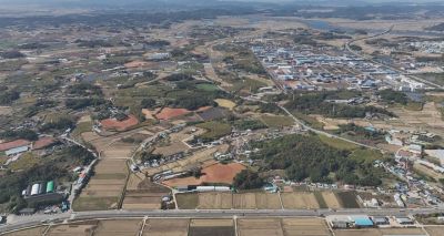 나주시 왕곡면 인공태양 연구시설 예정 부지 전경. [사진제공=나주시]