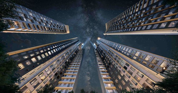 '래미안 일루체라' 야간 투시도. 삼성물산