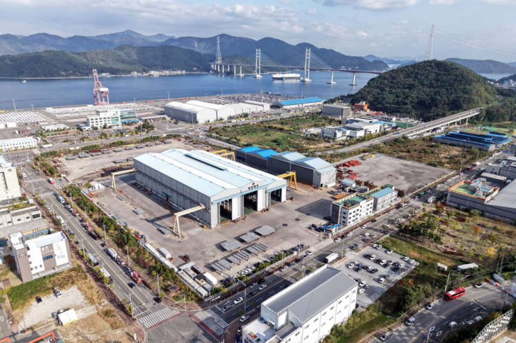 매일마린 창원공장 전경. 구글맵스
