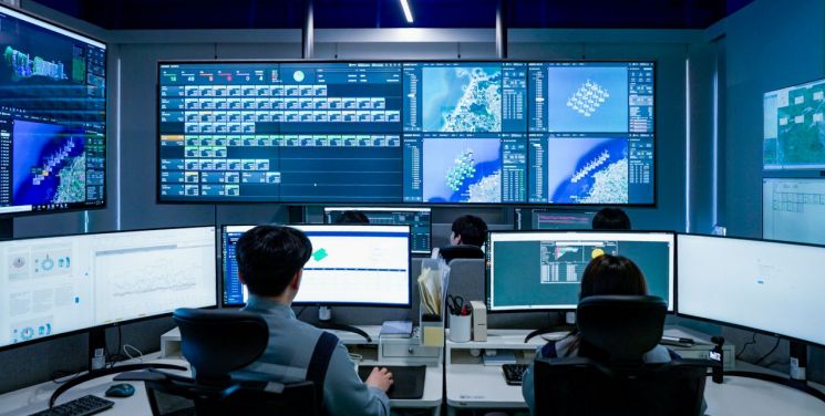 두산 윈드파워센터(WPC) 내부 모습. 두산에너빌리티