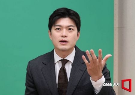 김용태 국민의힘 의원이 서울 중구 아시아경제 본사에서 인터뷰 하고 있다. 조용준 기자