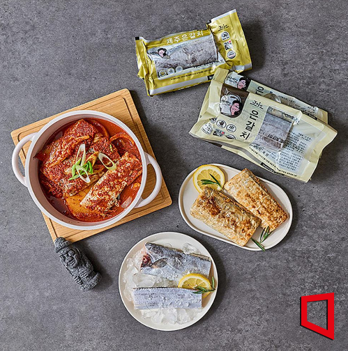 제주크린푸드의 ‘제주어멍 은갈치 선물세트. 제주크린푸드