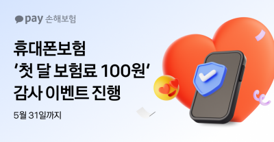 카카오페이손보, 휴대폰보험 가입자 2년 새 12.5배↑…첫 달 보험료 100원 이벤트 