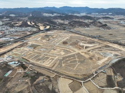 순천 해룡면 선월지구 코스트코 순천점 부지. 순천시 제공