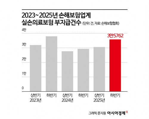 실손보험금 부지급건수 1년 새 22% 급증…"5세대, 비급여 쇼핑 차단이 핵심"